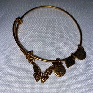 alex and ani butterfly charm bracelet